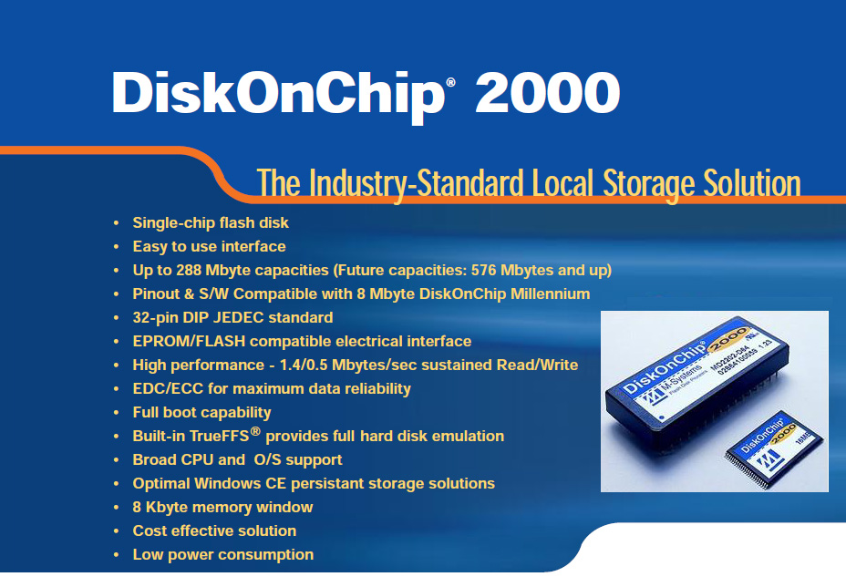 drivers m-systems diskonchip 2000